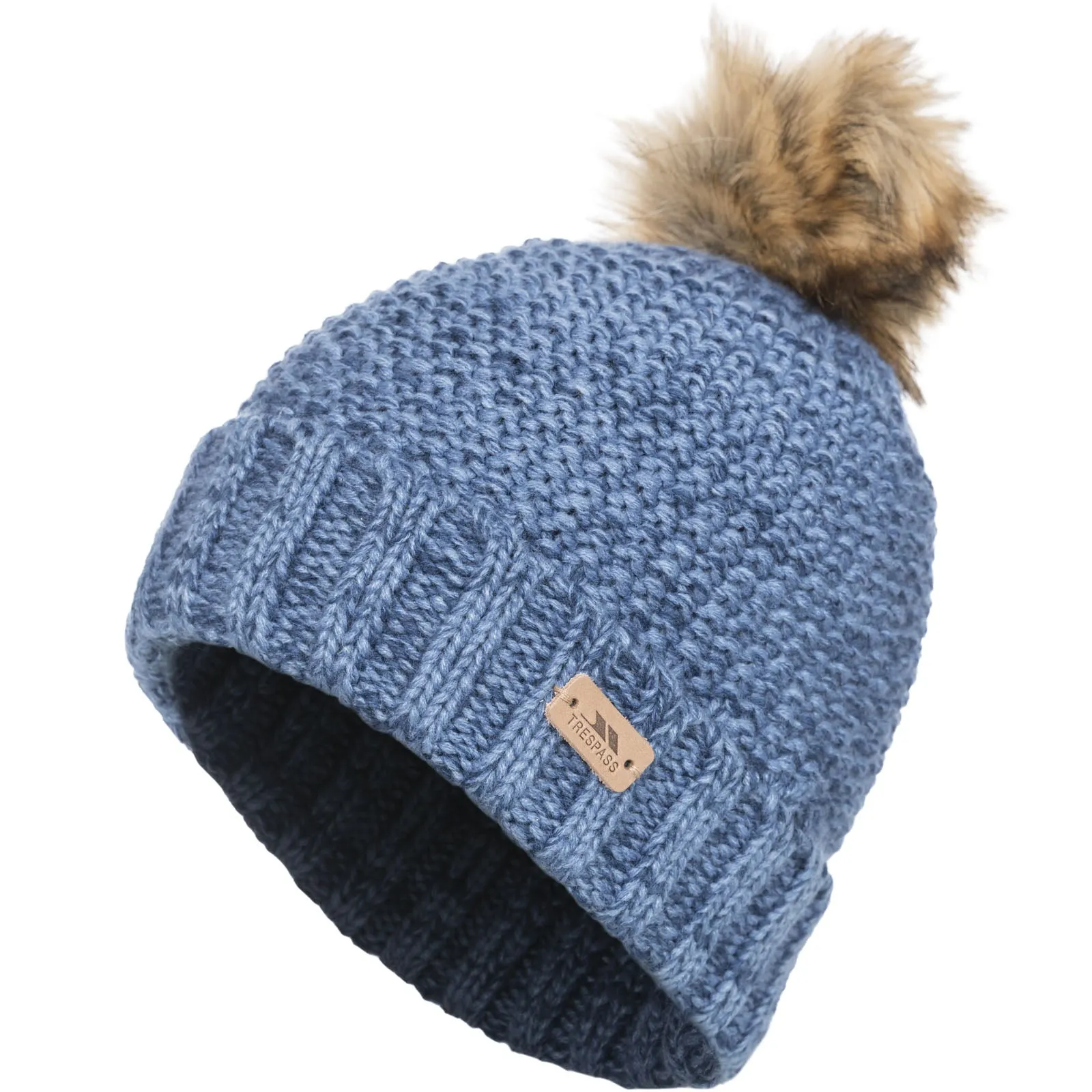 Trespass Womens Kellisa Knitted Bobble Hat