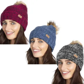 Trespass Womens Kellisa Knitted Bobble Hat