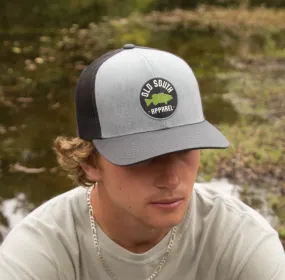 TRUCKER BASS PATCH HEATHER GREY/LT CHARCOAL