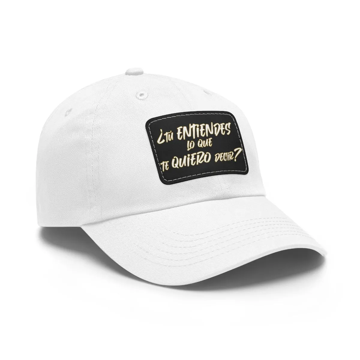 Tu entiendes Dad Hat with Leather Patch