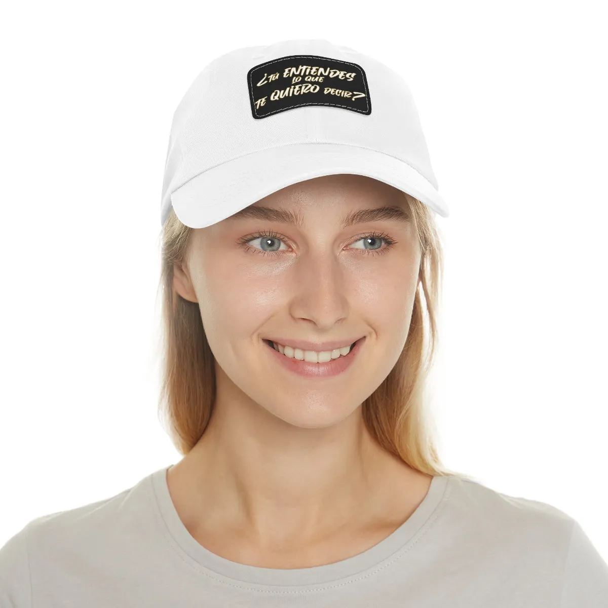 Tu entiendes Dad Hat with Leather Patch