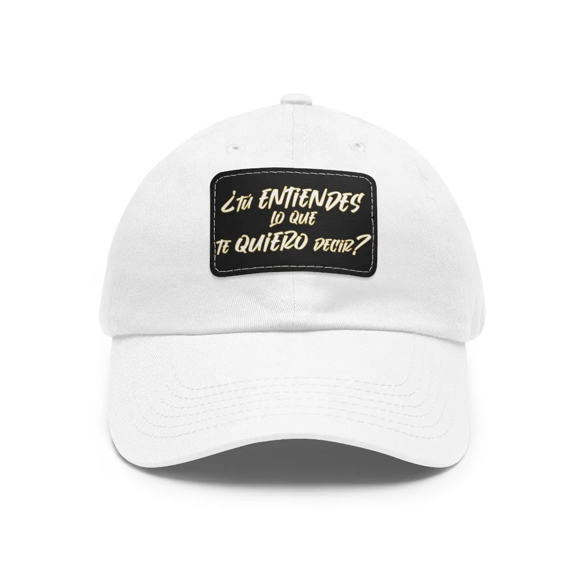 Tu entiendes Dad Hat with Leather Patch