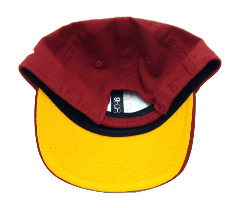 USC Trojans Elastic Strap Toddler New Era Heather Tot Cap Hat Burgundy Grey