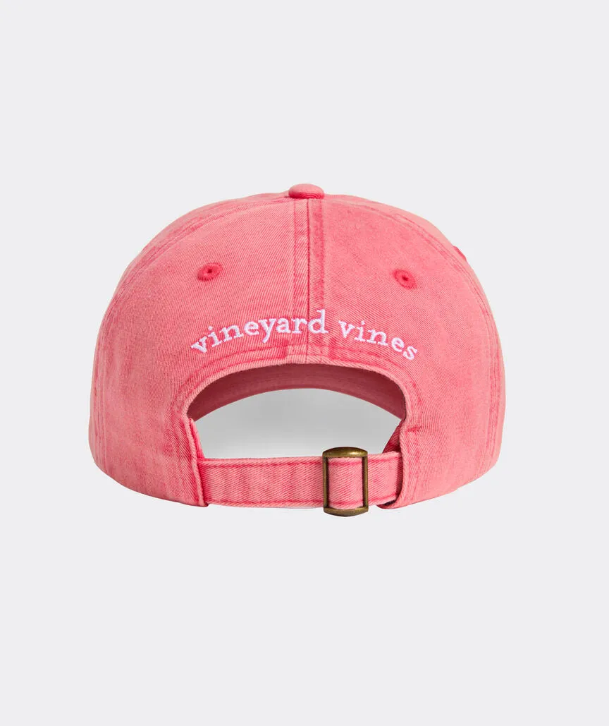 Vineyard Vines Garment-Washed Classic Whale Baseball Hat