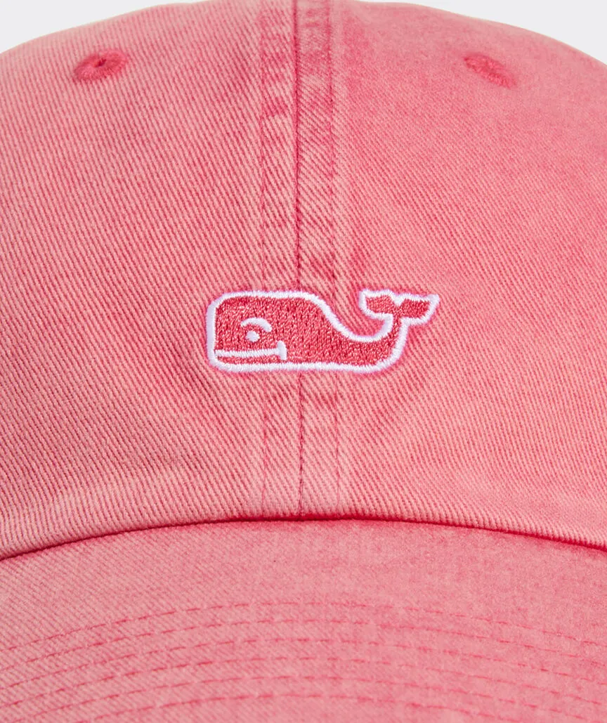 Vineyard Vines Garment-Washed Classic Whale Baseball Hat