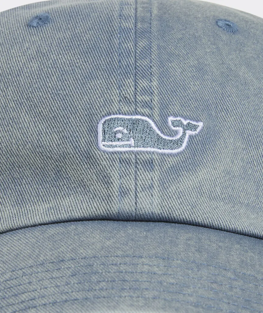 Vineyard Vines Garment-Washed Classic Whale Baseball Hat