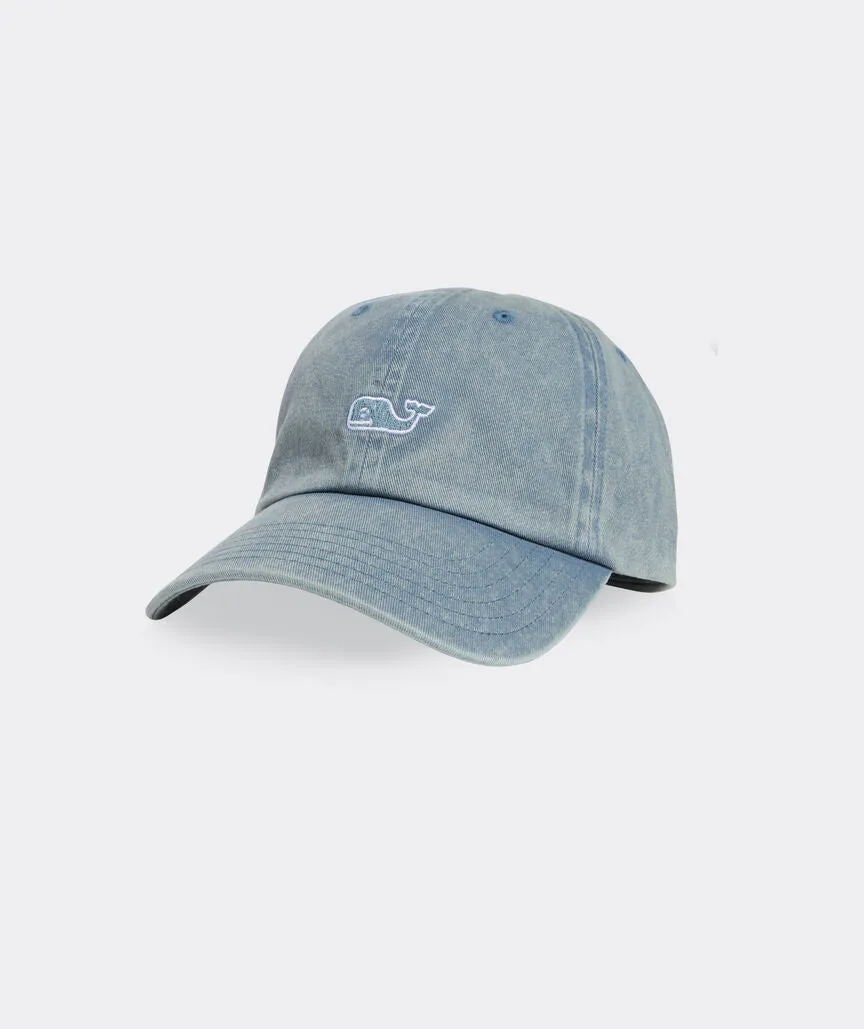 Vineyard Vines Garment-Washed Classic Whale Baseball Hat