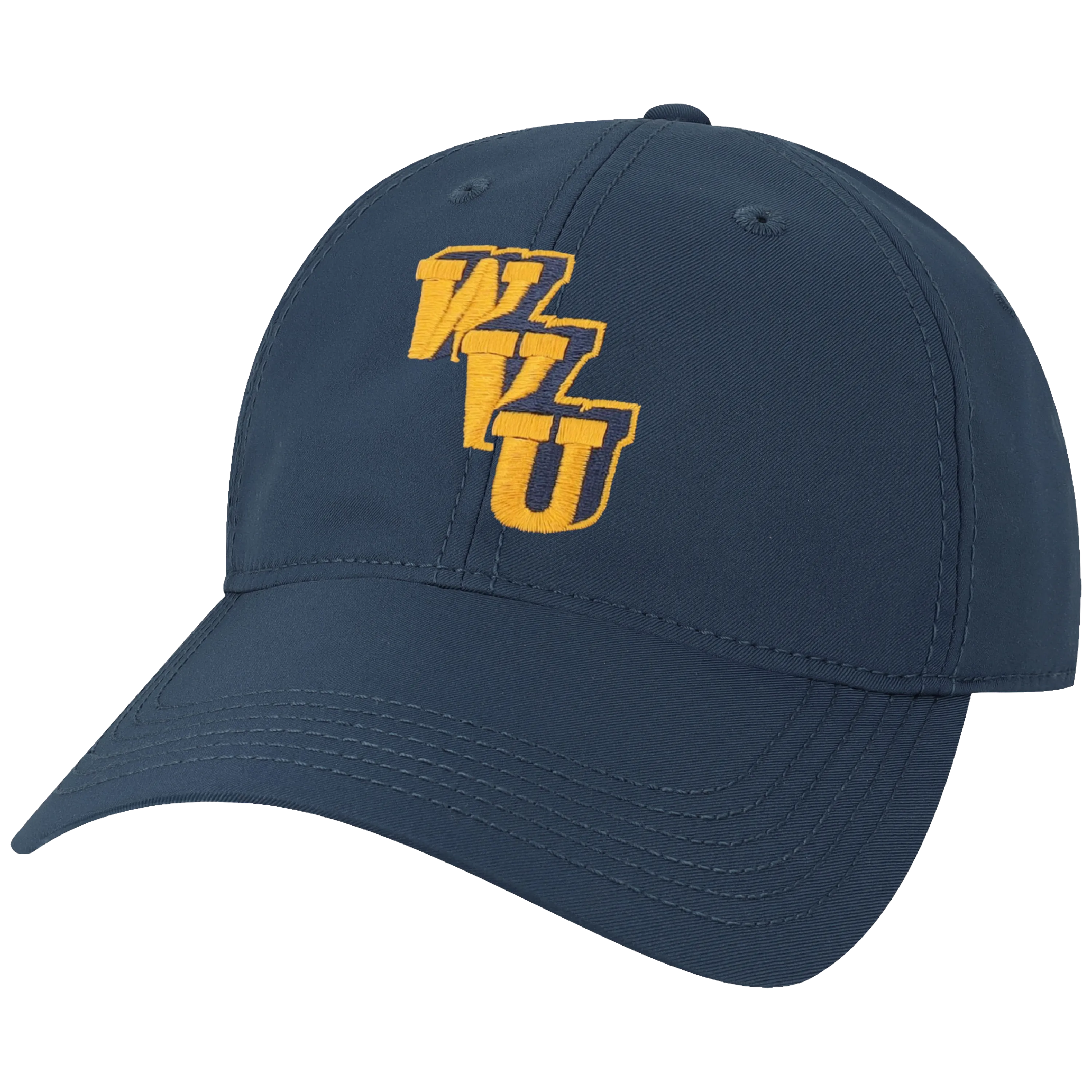 West Virginia Mountaineers College Vault Navy Cool Fit Adjustable Hat