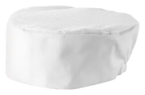 Winco CHPB-3WX Extra-Large Ventilated Chef Pillbox Hat with Cool Mesh Top | Denson CFE