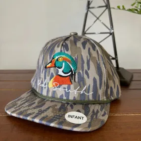 Wood Duck Camo Rope- Infant Hat
