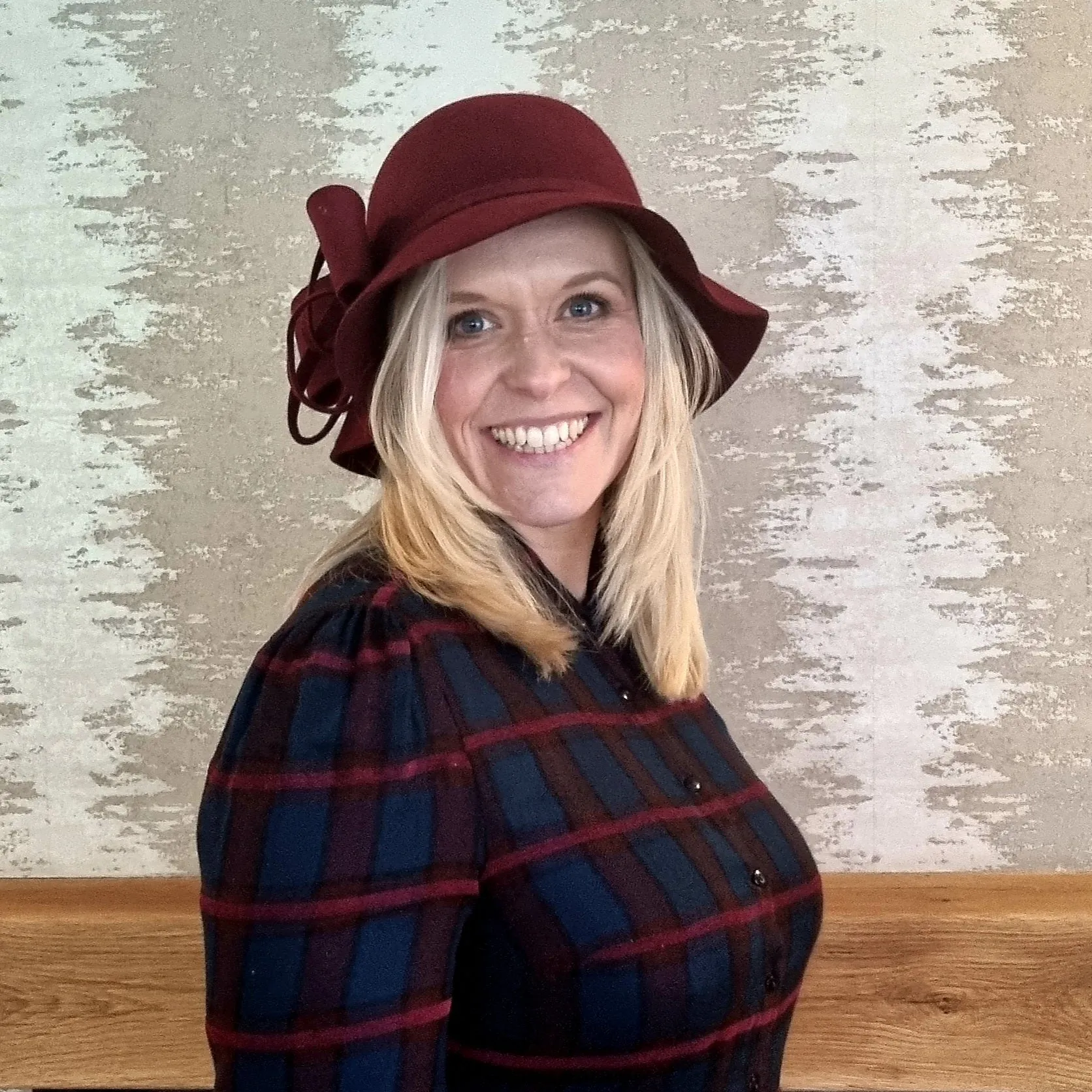 Wool Felt Cloche Hat